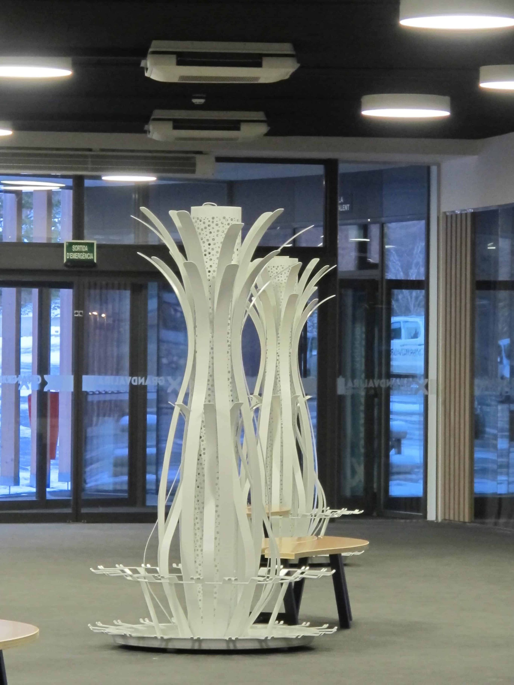 SKIS SUPPORT GRANDVALIRA ANDORRA by ROSA COLET INTERIOR DESIGN
