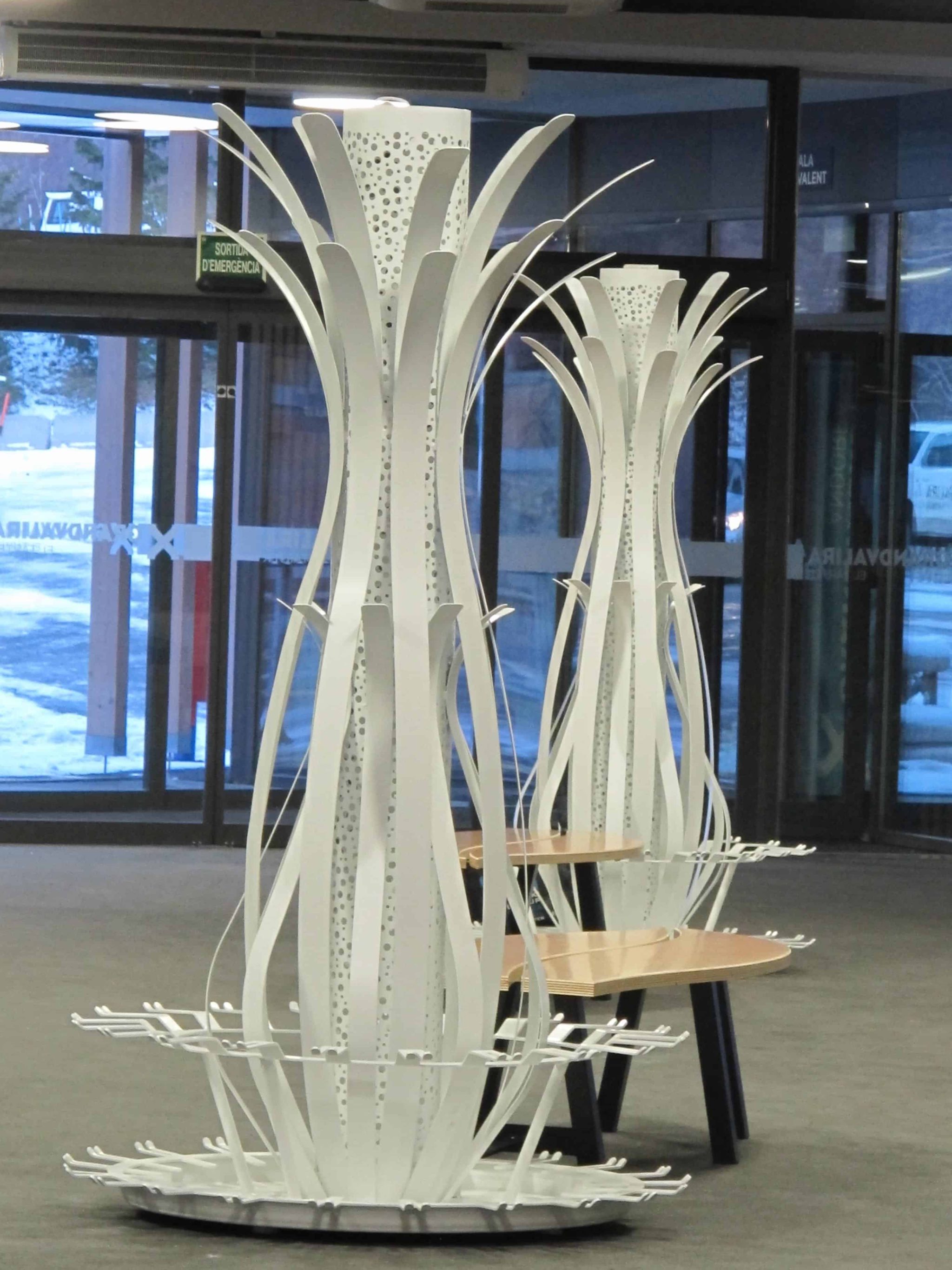 SKIS SUPPORT GRANDVALIRA ANDORRA by ROSA COLET INTERIOR DESIGN