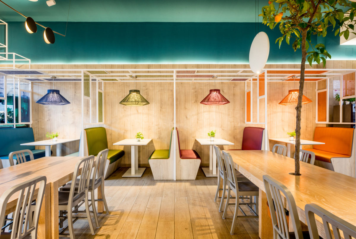 Restaurante Pizzeria Atlantida Mataro Parc - Rosa Colet Design