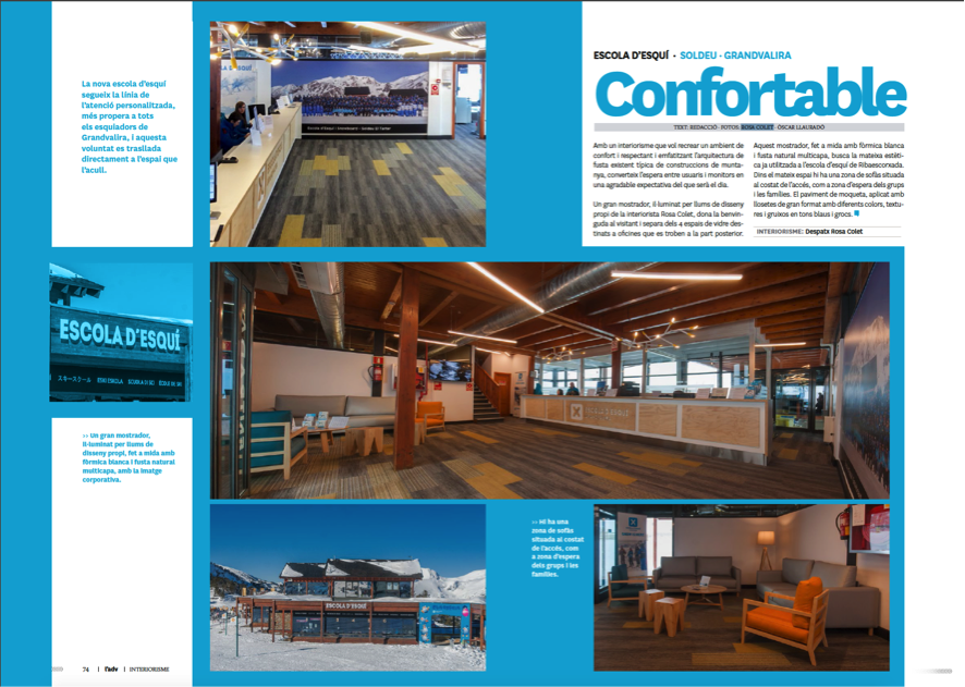 SKI GRANDVALIRA RESTAURANT by ROSA COLET INTERIOR DESIGN