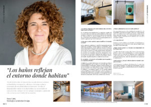 Revista Sala Baño especial Contract y Tendencias - Rosa Colet Interior Design Diseñadora Interiorista