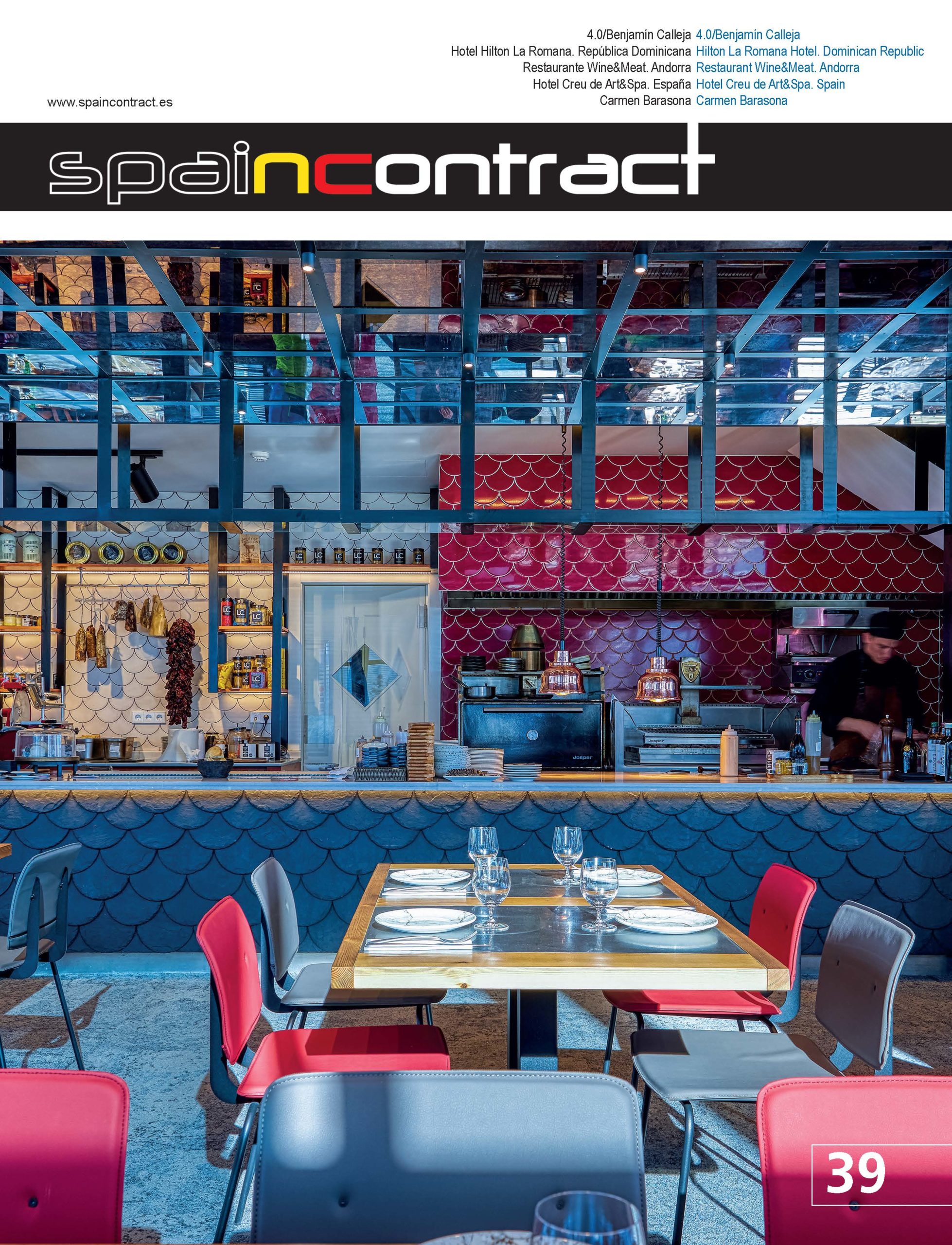 Spain contract interiorismo restaurante Grandvalira por Rosa Colet Design
